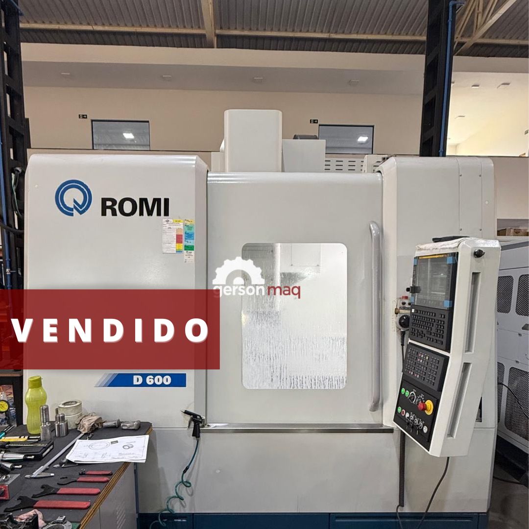 CENTRO DE USINAGEM ROMI D600 - 2023 - 1500 HRS DE USO